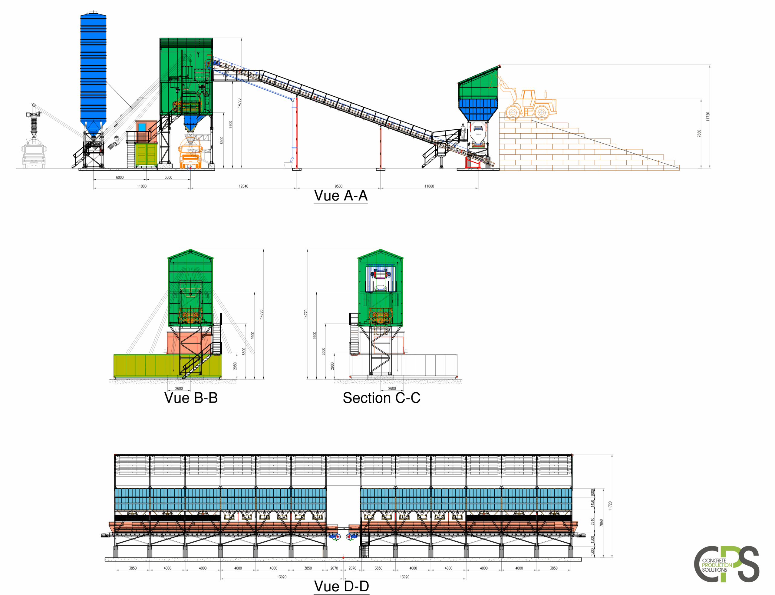 Centrale à béton Ready Mix, Engis BE