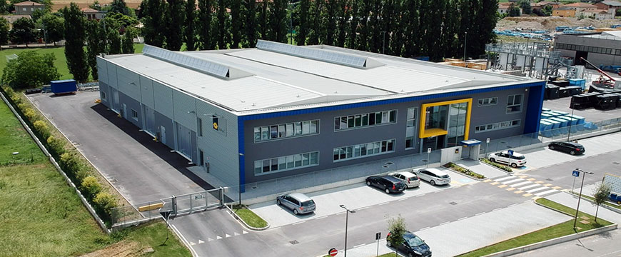 Locaux WAMGROUP en Italie